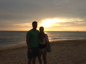 our silhouettes prove we were there