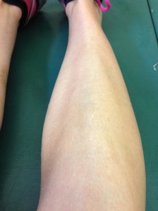 Is it weird that my shins sweat excessively?