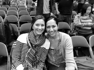 Tani and me cheering on UH!